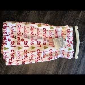 Baby’s 1st Christmas blanket NWT